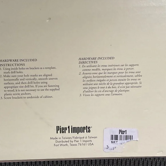 Pier 1 Under-Cabinet Stem Rack - Silver Tone NWT - Picture 2 of 6